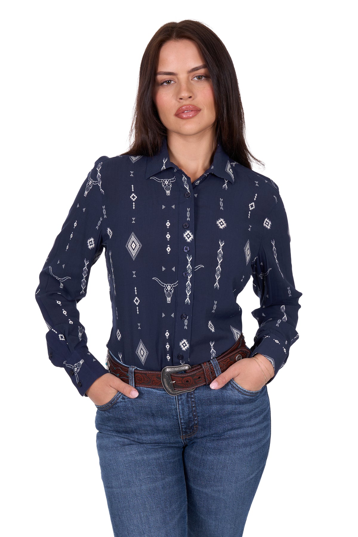 Wrangler Wmns Austin LS Shirt - EOFY Sale