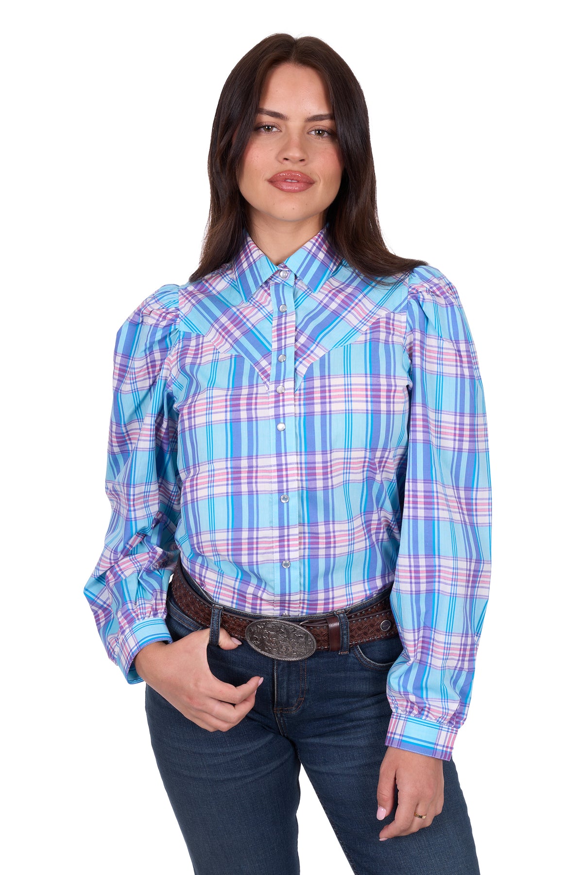 Wrangler Wmns Emily Check LS Shirt