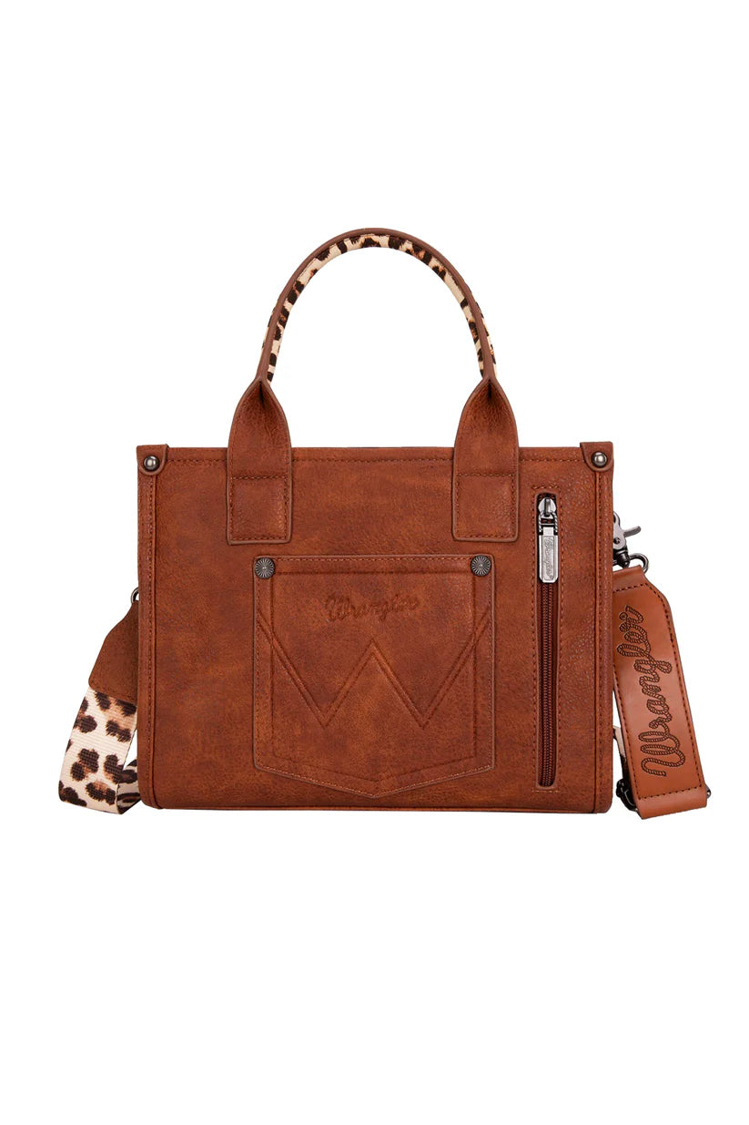 Wrangler Leopard Print Crossbody Bag