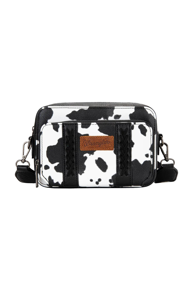 Wrangler Cow Print Crossbody Bag