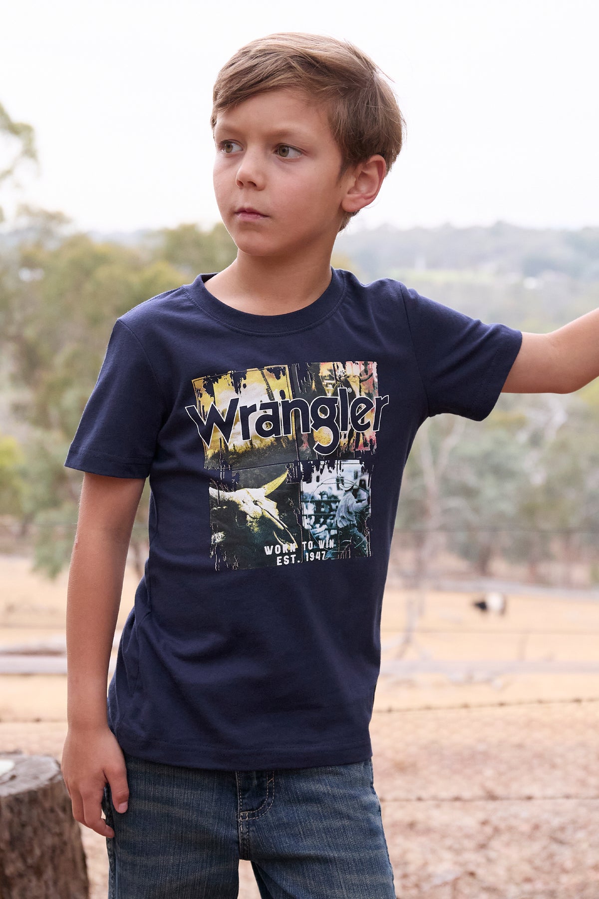 Wrangler Boys Luis SS Tee - EOFY Sale