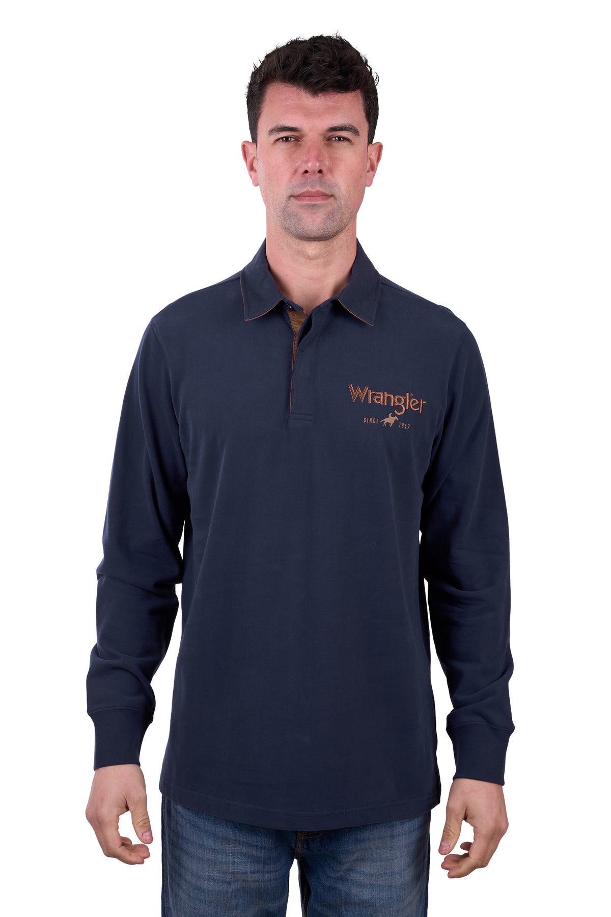 Wrangler Mens Nash Rugby - Winter Black Friday Sale