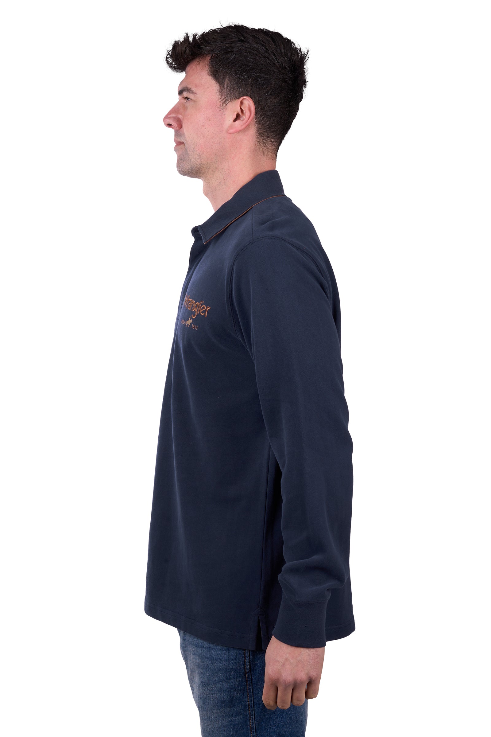 Wrangler Mens Nash Rugby - Winter Black Friday Sale