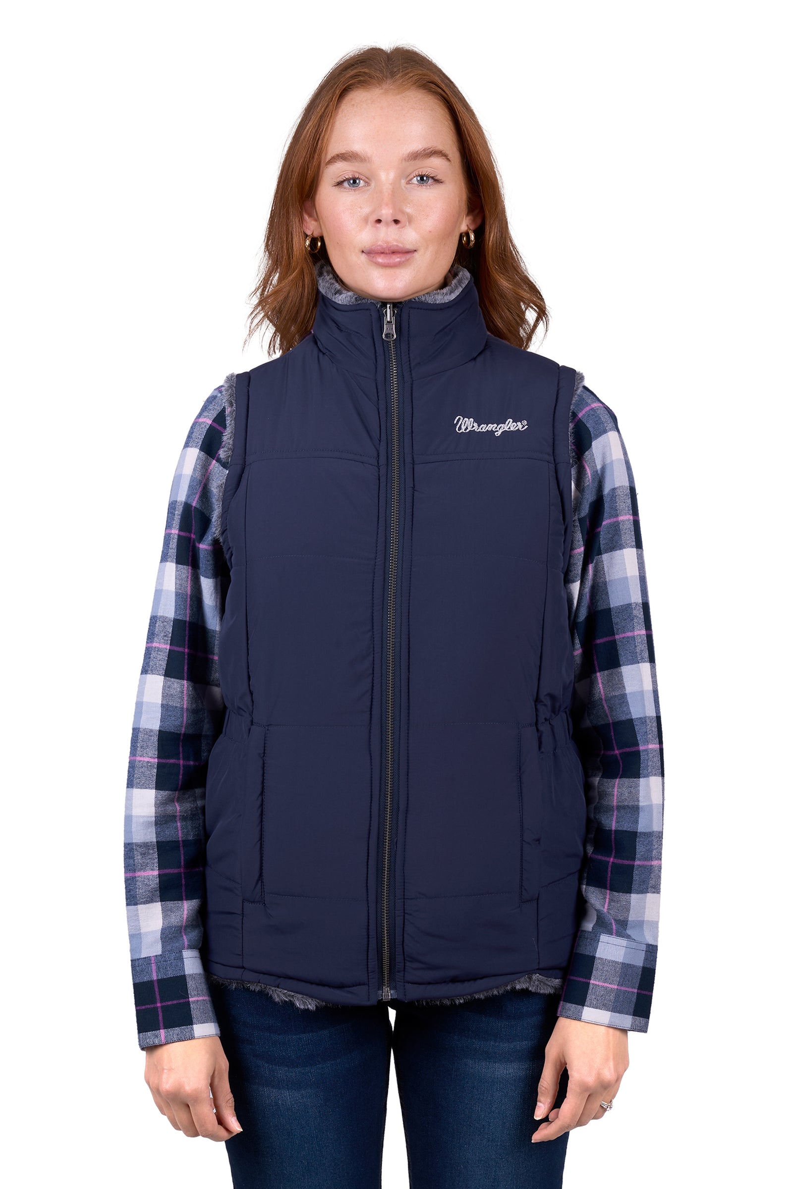 Wrangler Wmns Denver Reversible Vest - Winter Black Friday Sale