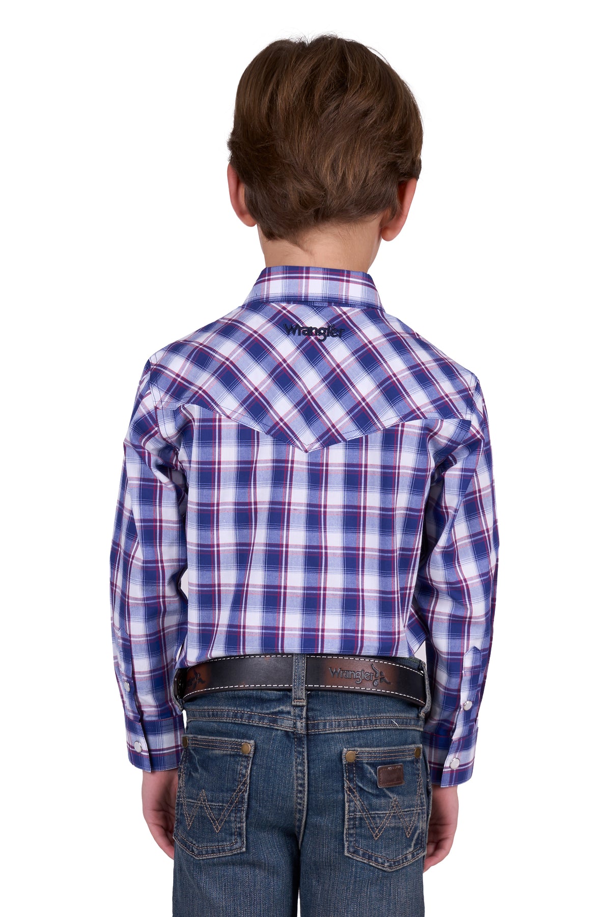 Wrangler Boys Noah Long Sleeve Shirt - Black Friday Sale