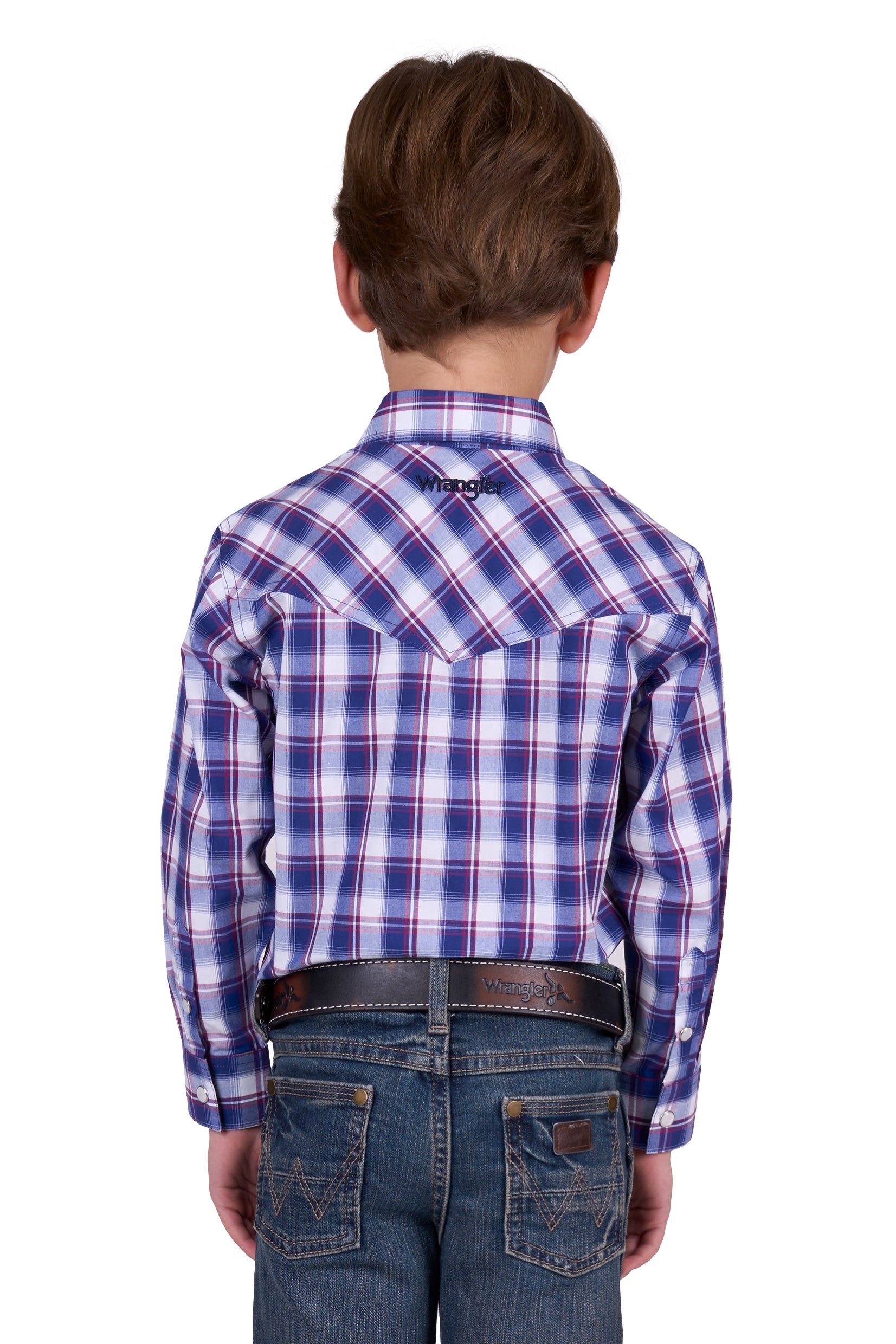 Wrangler Boys Noah Long Sleeve Shirt - Black Friday Sale