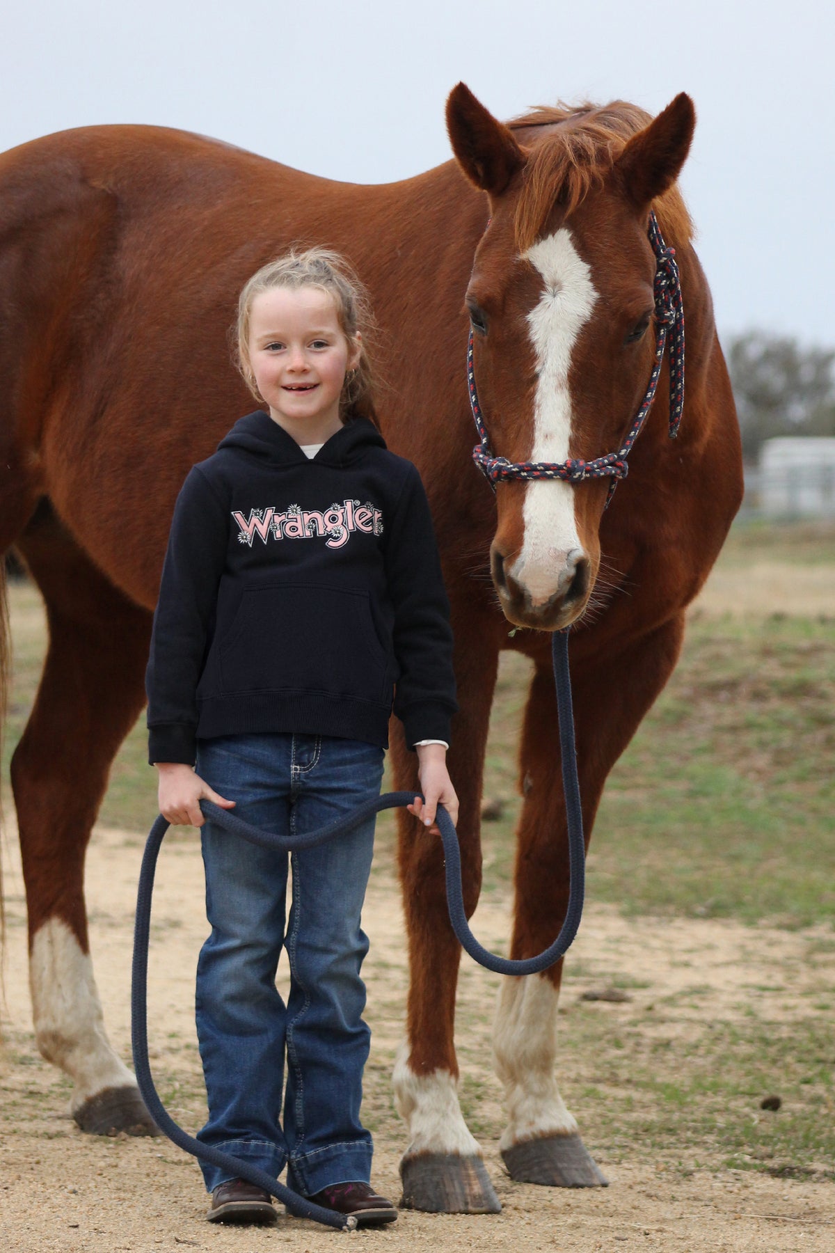 Wrangler Girls Daisy Hoodie - Summer Clearance