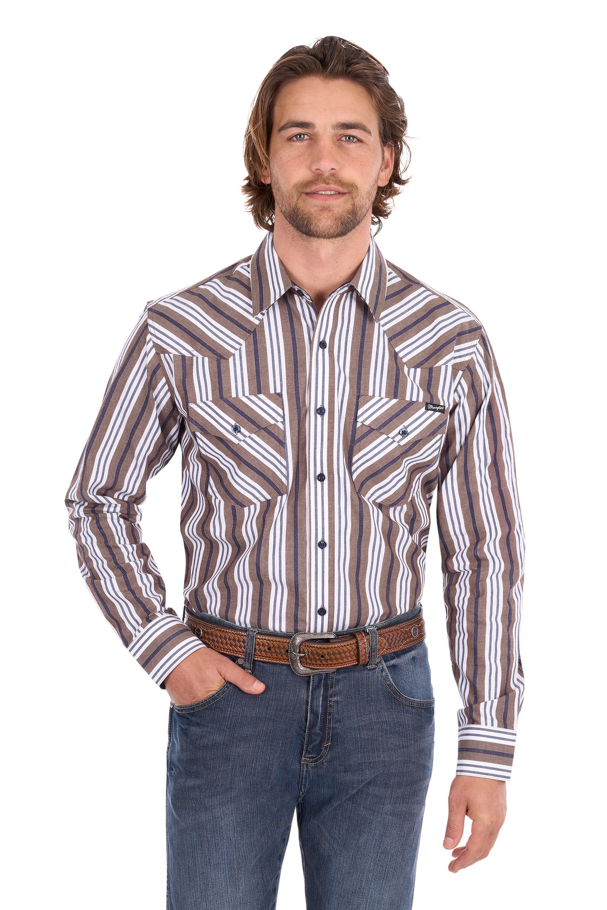 Wrangler Mens Eli LS Shirt