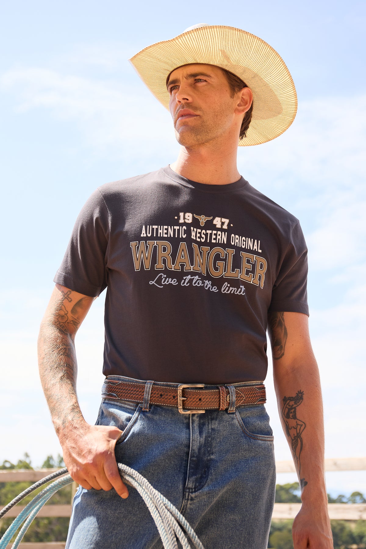 Wrangler Mens Tim SS Tee