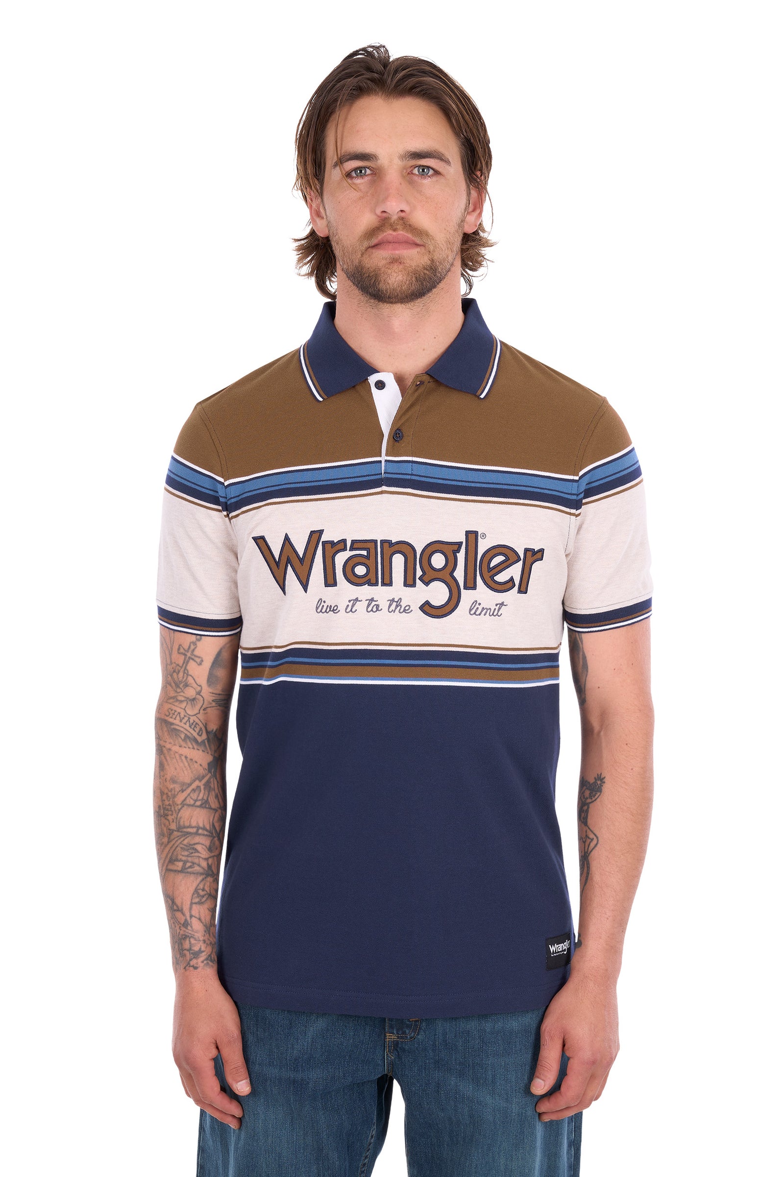 Wrangler Mens Daniel SS Polo