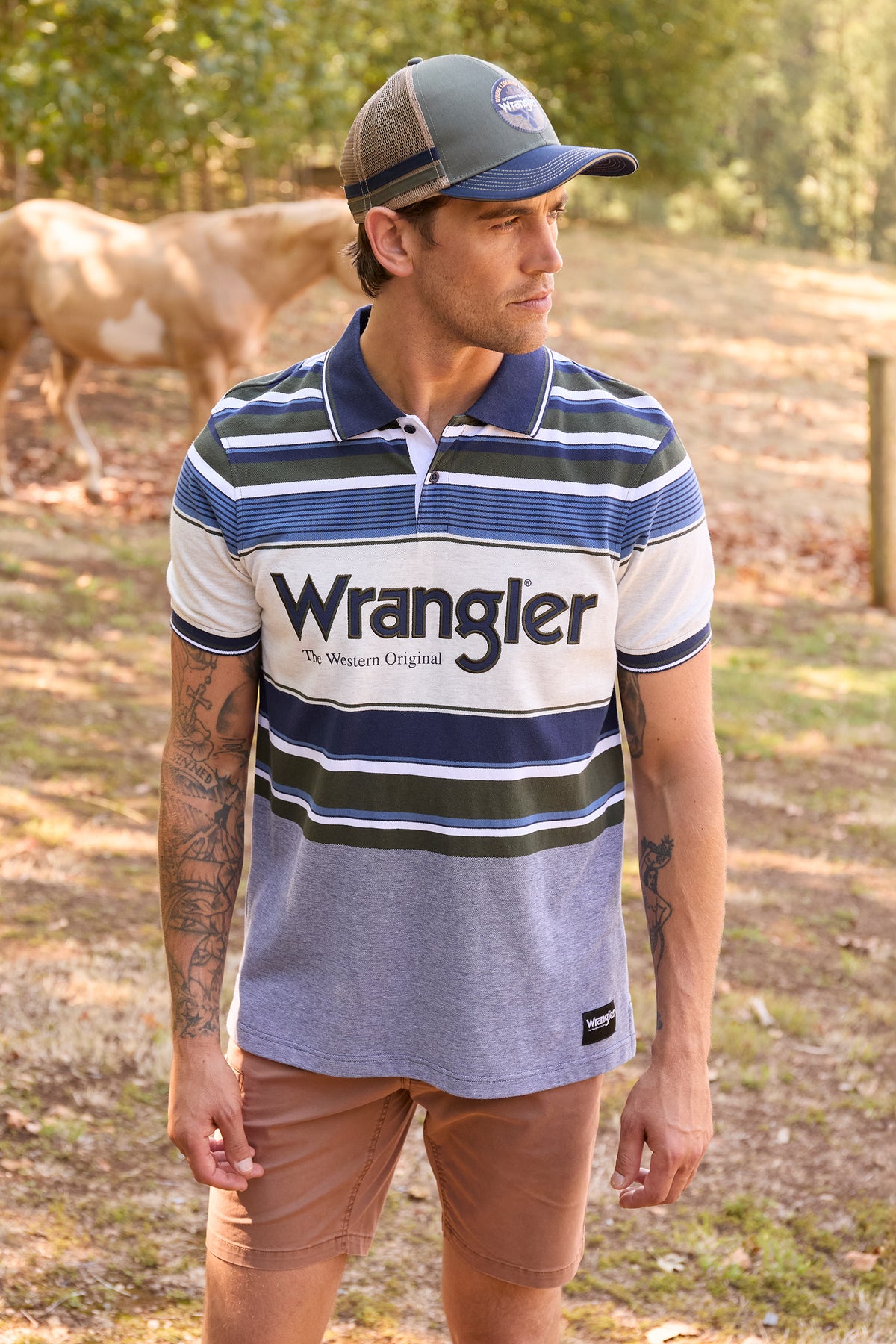 Wrangler Mens Henry SS Polo