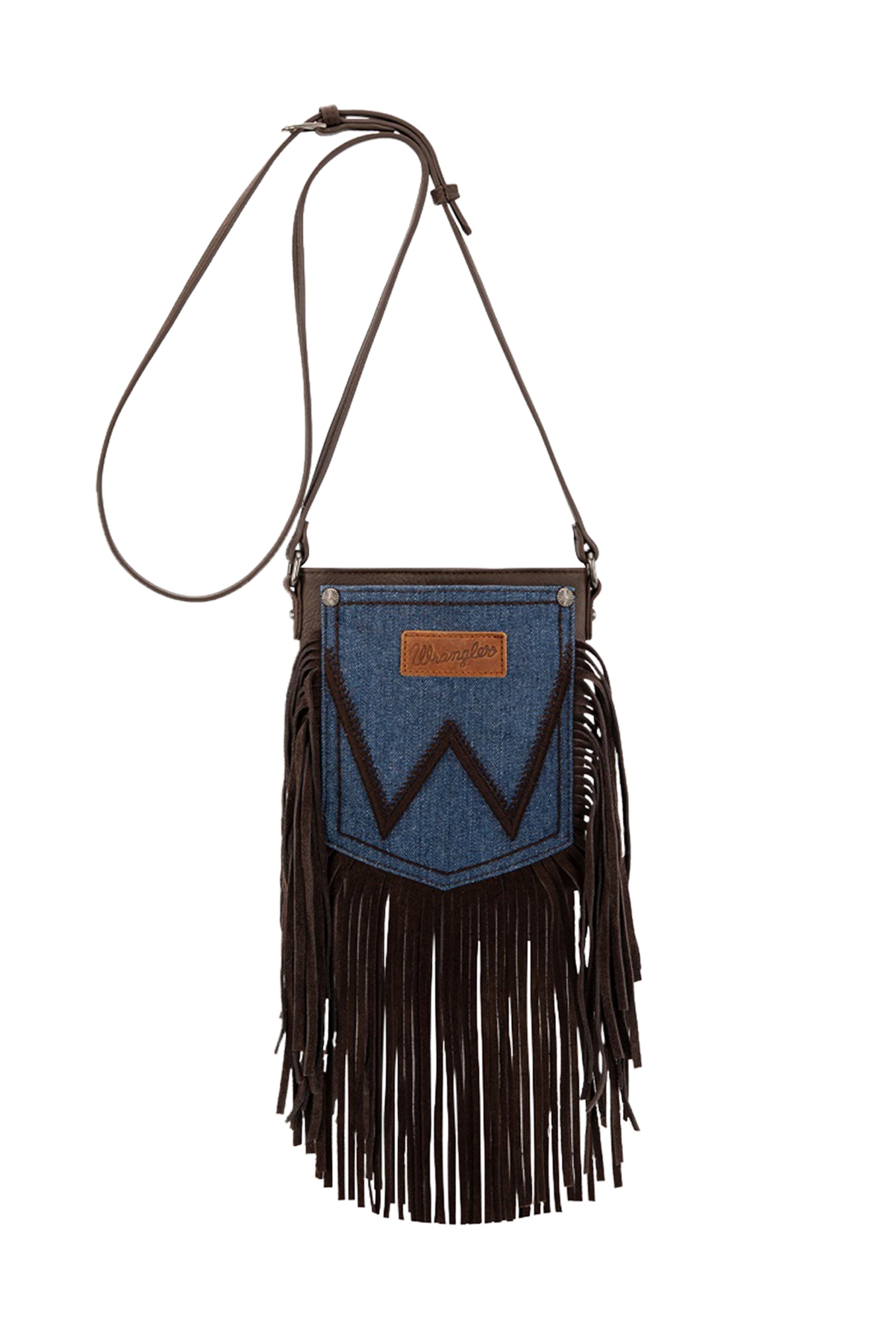 Wrangler Denim Pocket Fringe Bag