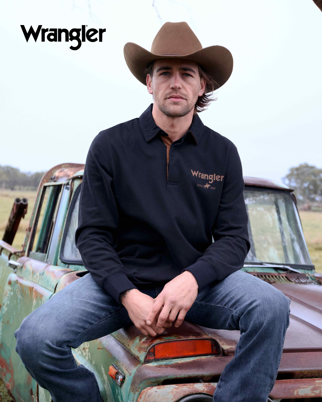 Wrangler Mens Nash Rugby - Winter 26