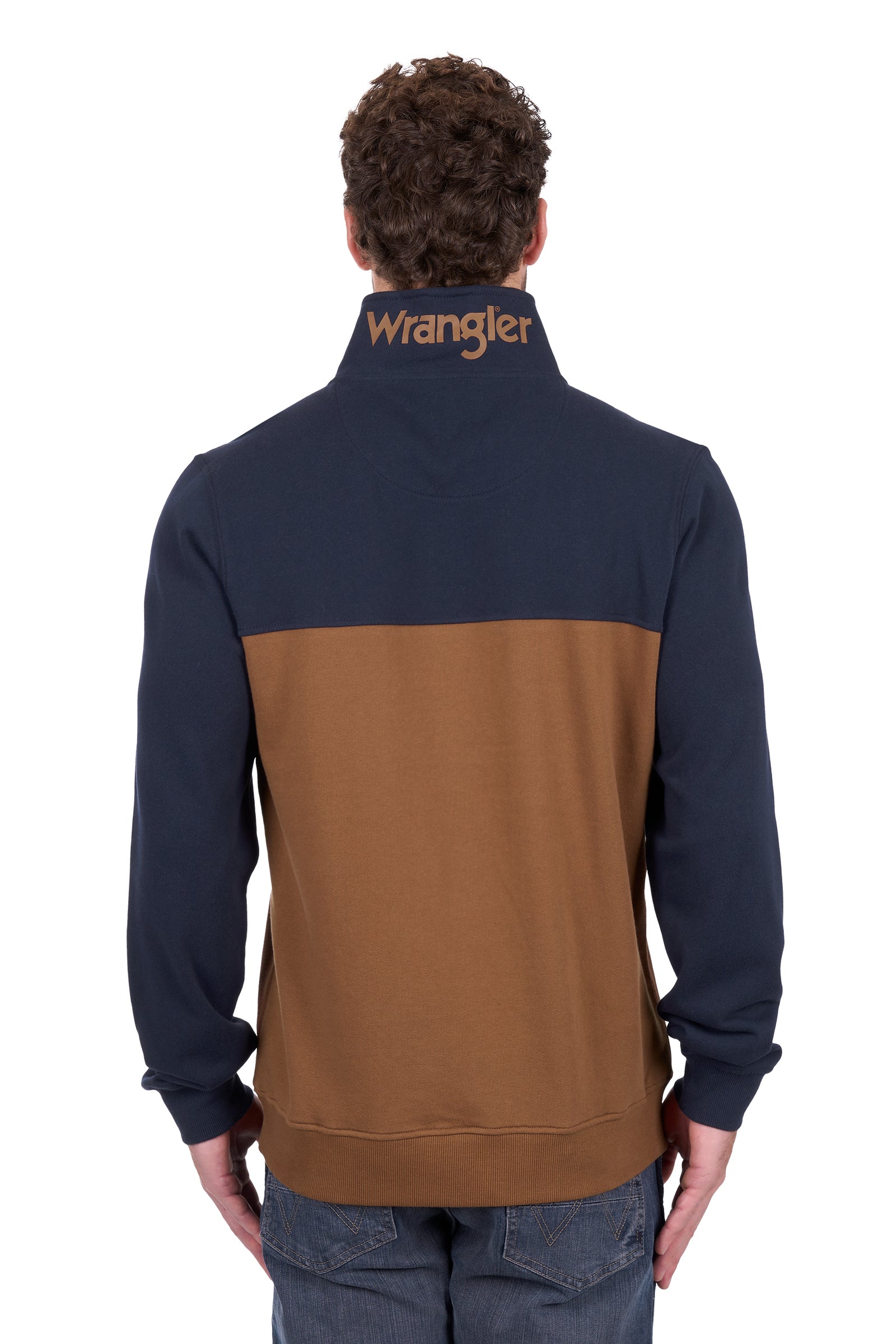 Wrangler Mens Steve 1/4 Zip Pullover - Winter 26 - Saddleworld Ipswich