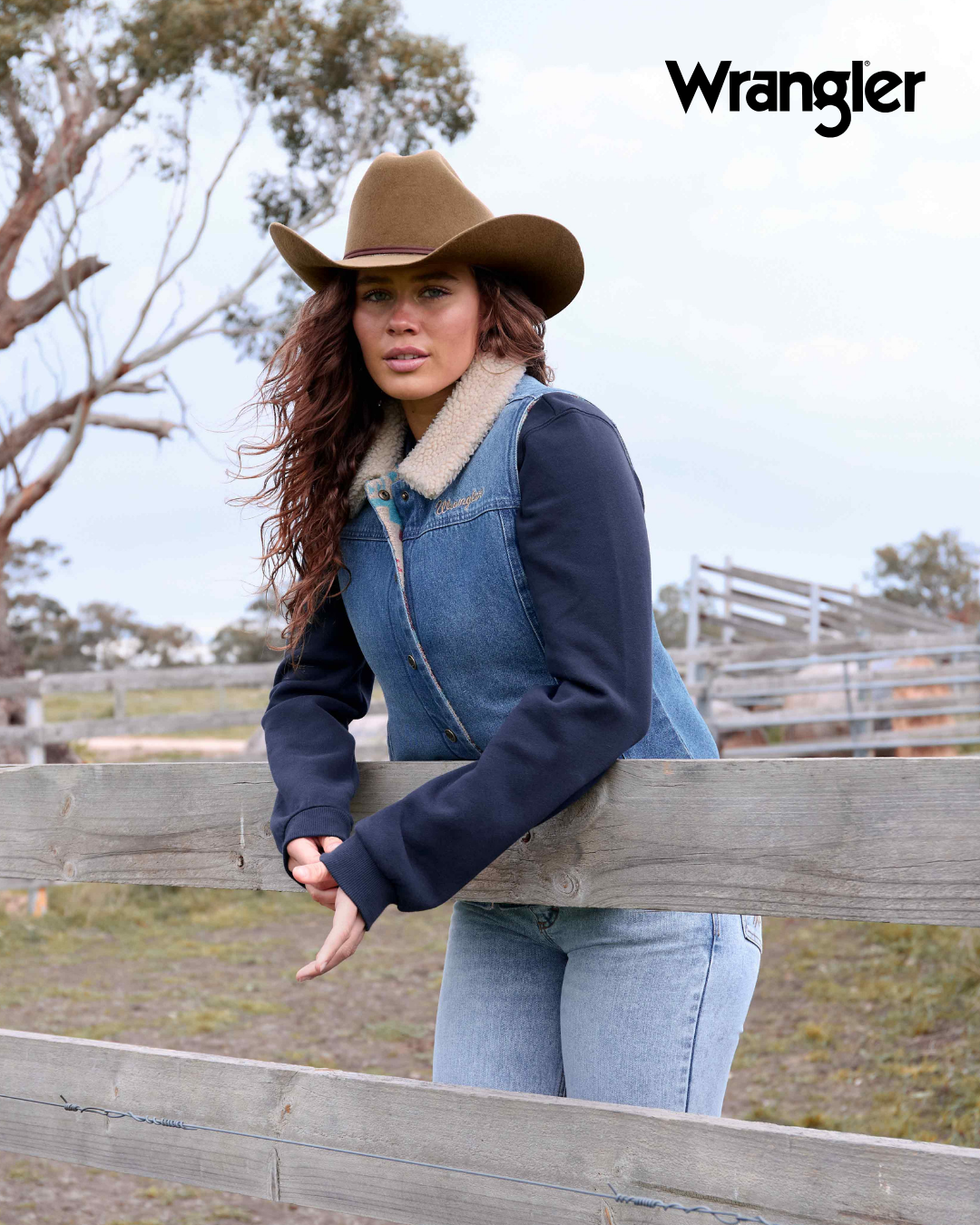 Wrangler Wmns Dixie Reversible Vest - Winter 26