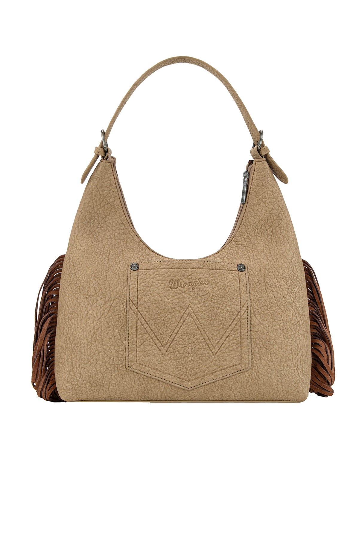 Wrangler Tooled Fringe Shoulder Bag