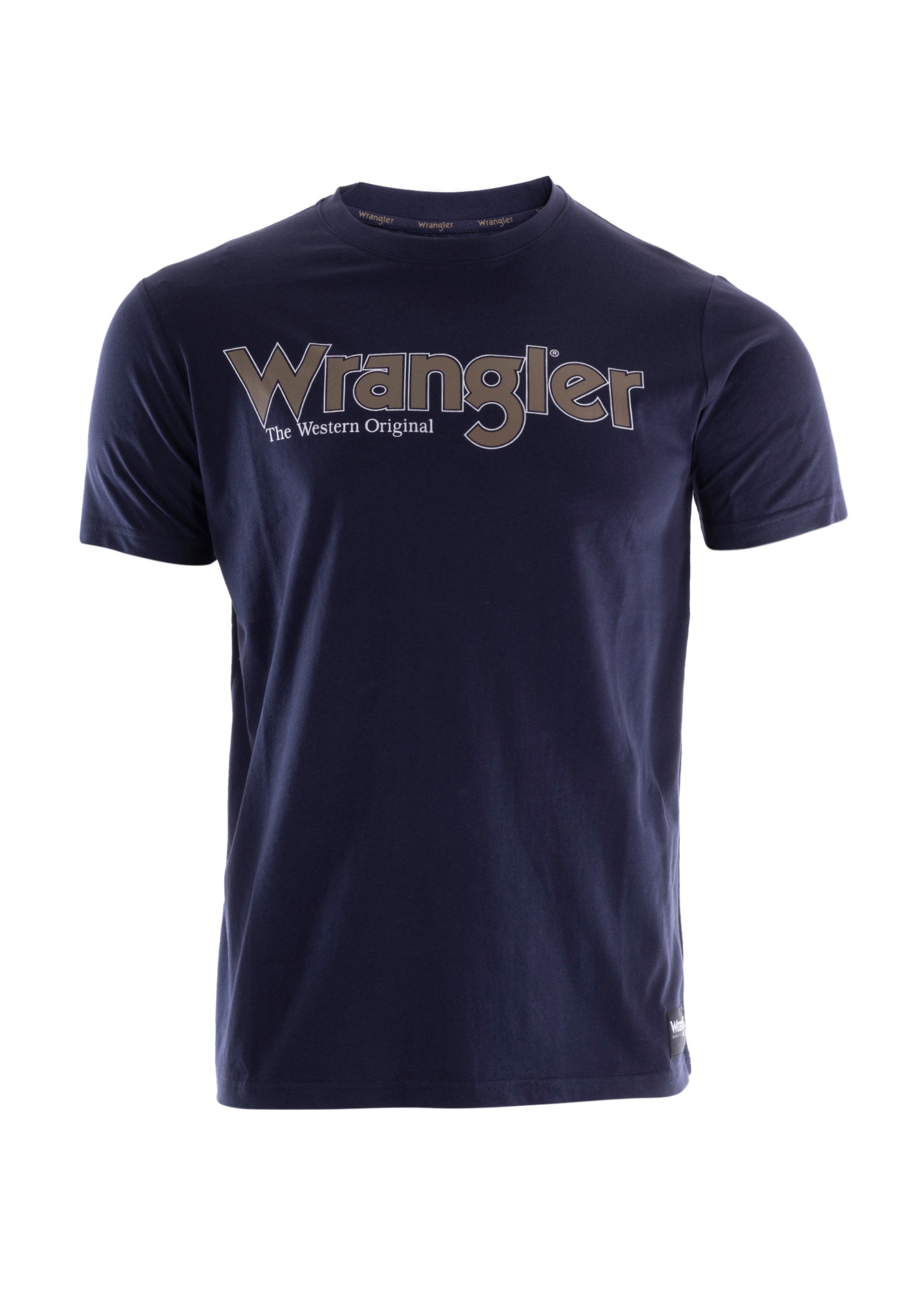 Wrangler Mens Ryder Logo SS Tee