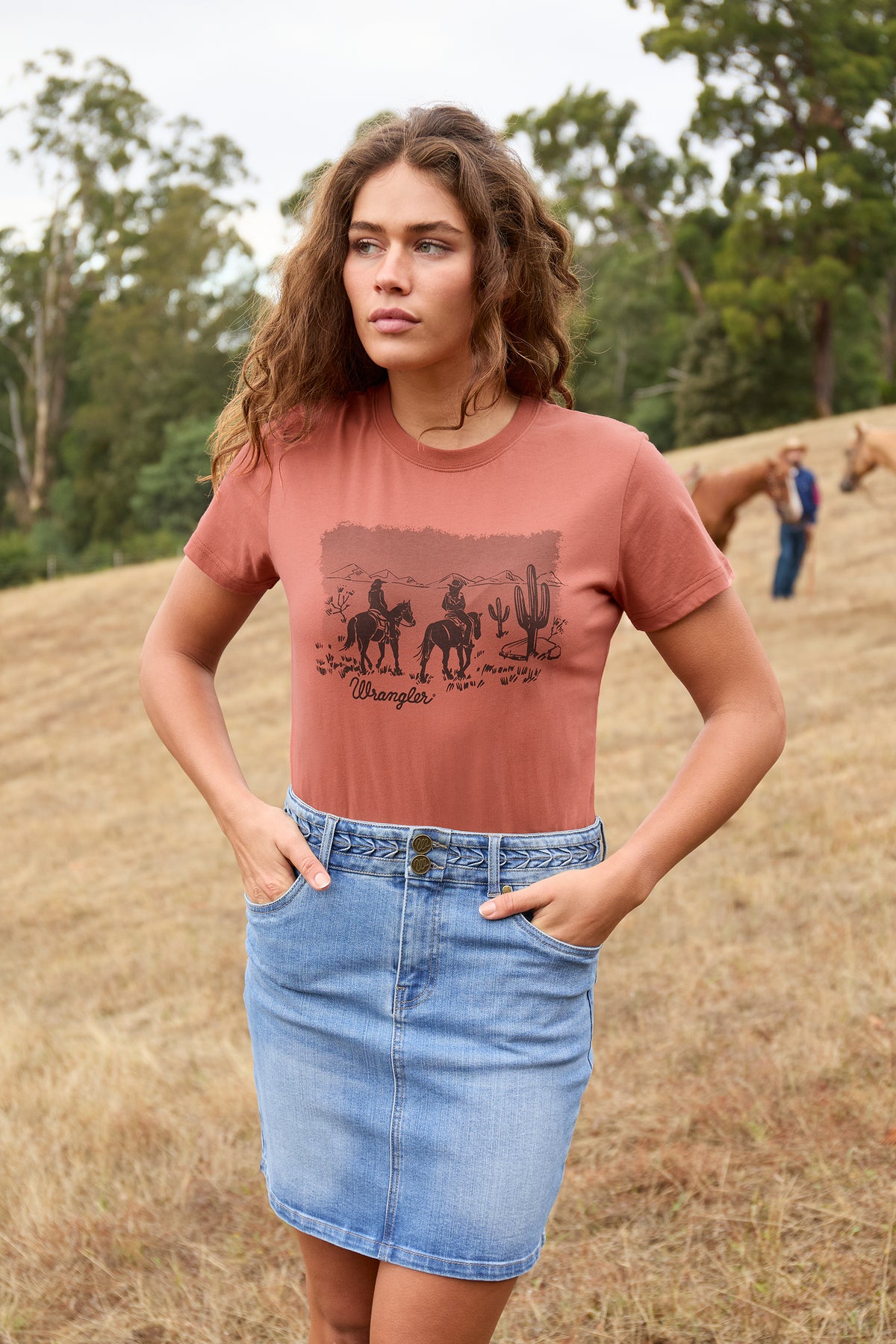 Wrangler Wmns Maisy Denim Skirt