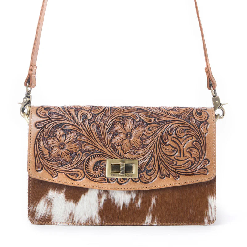 Yellowstone Echo Valley Ivory Crossbody Bag with Scarf Ivory | gIFTWARE - hANDBAG | Saddleworld Ipswich