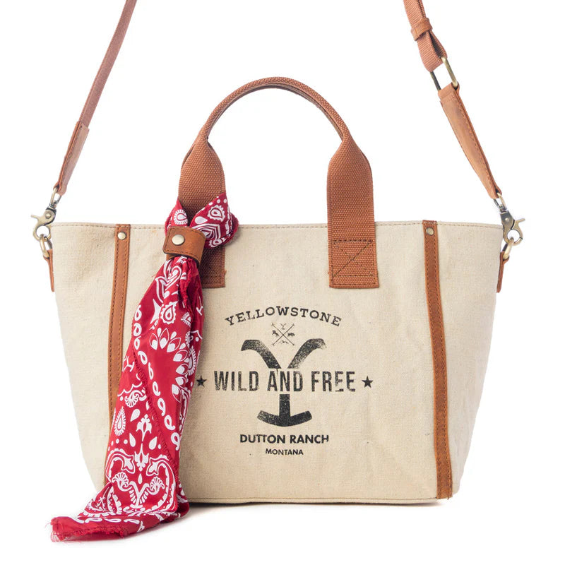 Yellowstone Tawny Ridge Handtooled Harion Carry Bag in Ivory | Giftware - Handbag | Saddleworld Ipswich