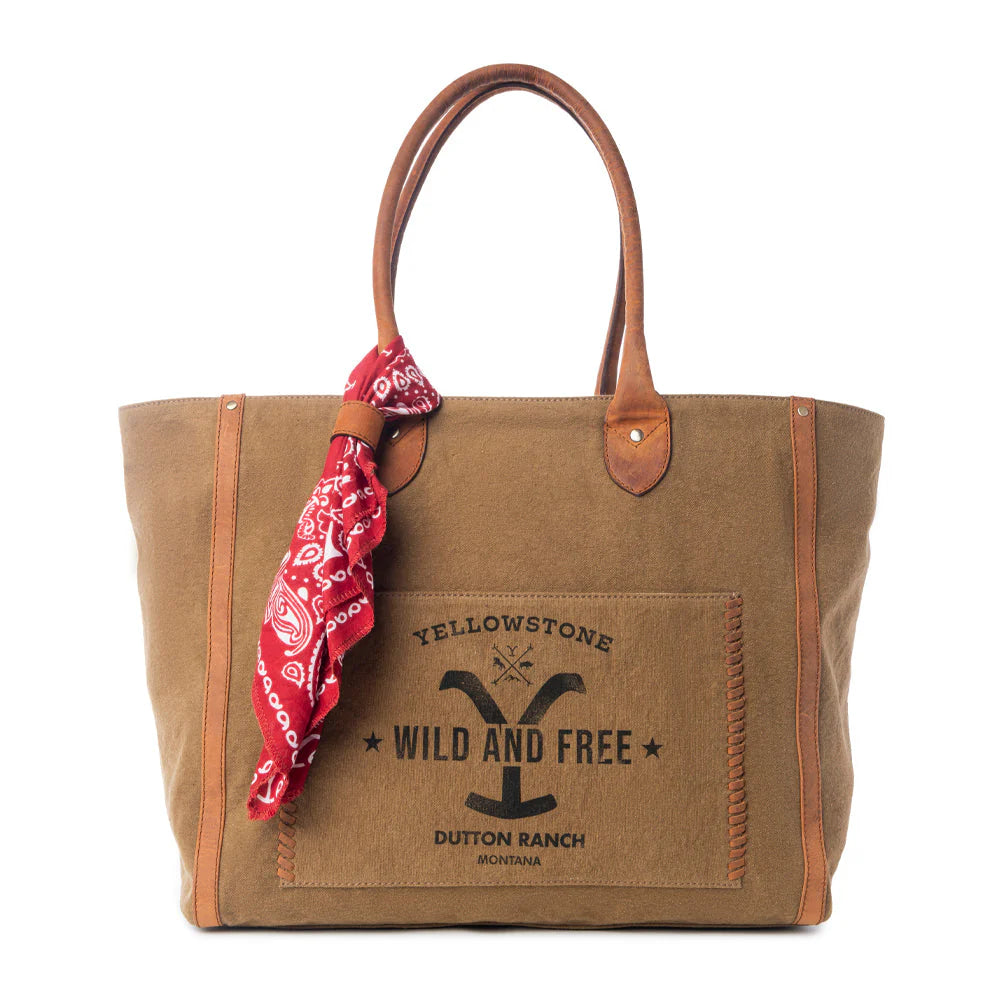 Yellowstone Velorra Sage Weekender Bag with Scarf  | Giftware - Handbag | Saddleworld Ipswich