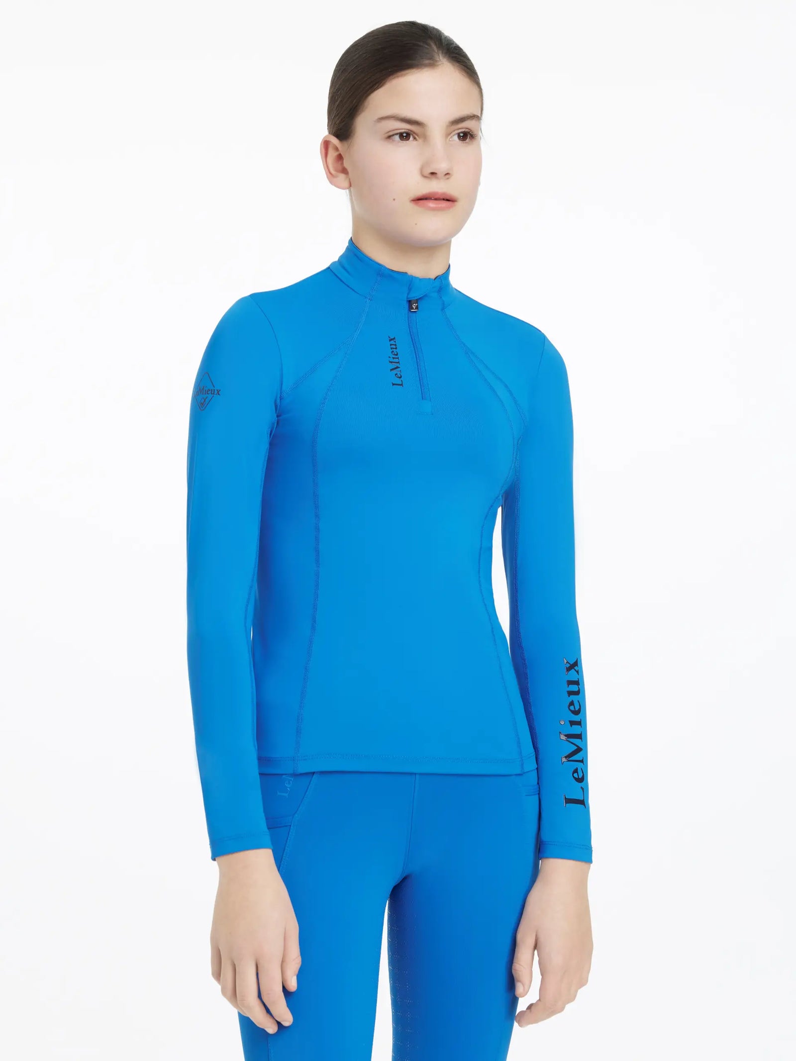 Young Rider Classique Base Layer Benetton Blue | Saddleworld Ipswich | Rider Wear | Childrens Wear