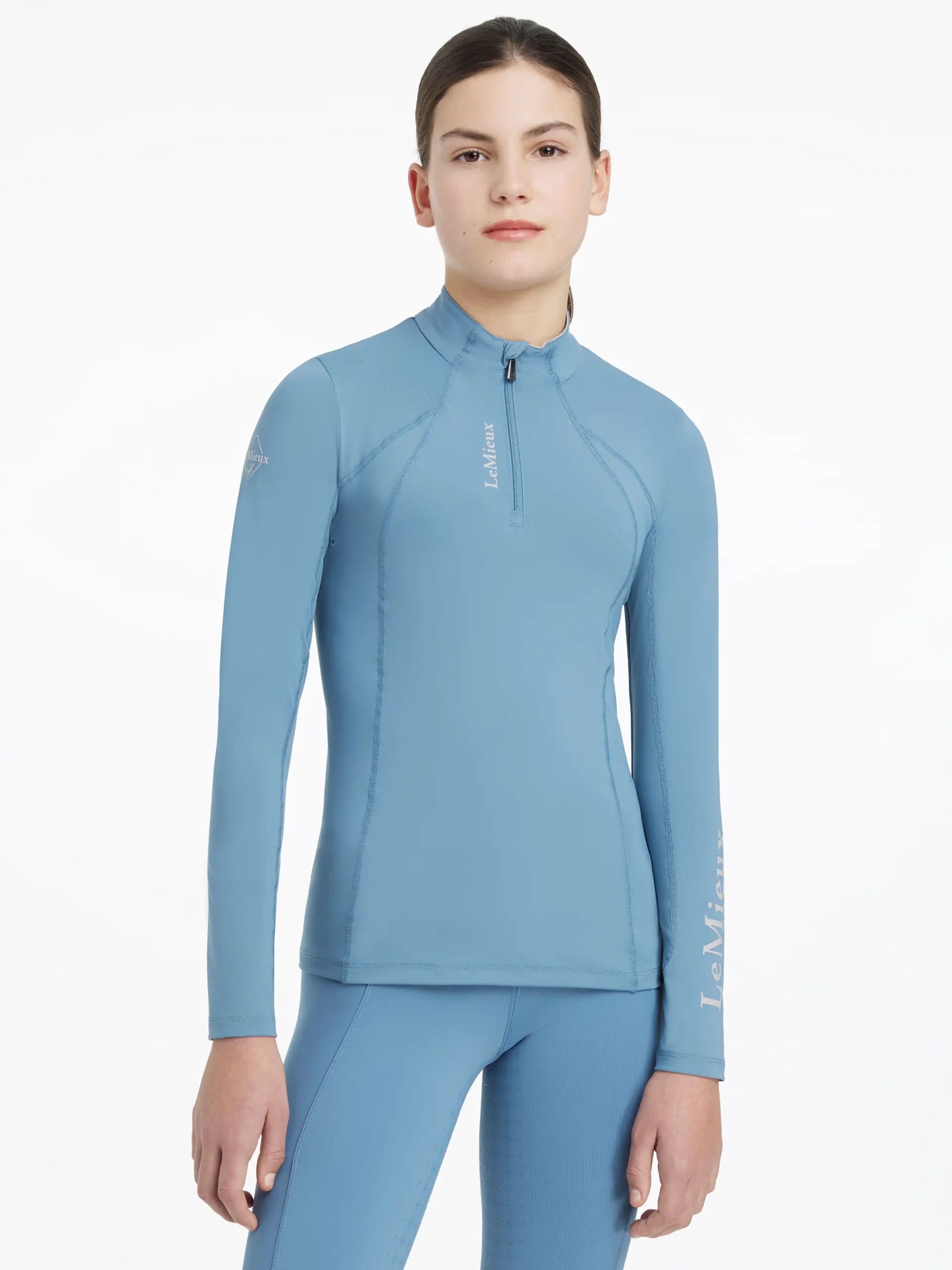 Young Rider Classique Base Layer Ice Blue | Saddleworld Ipswich | Rider Wear | Children Wear
