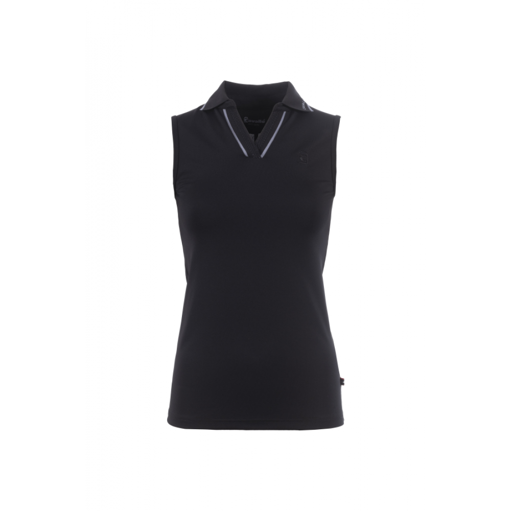 Cavallo Ladies Caval Sleeveless Polo - Black Friday Sales