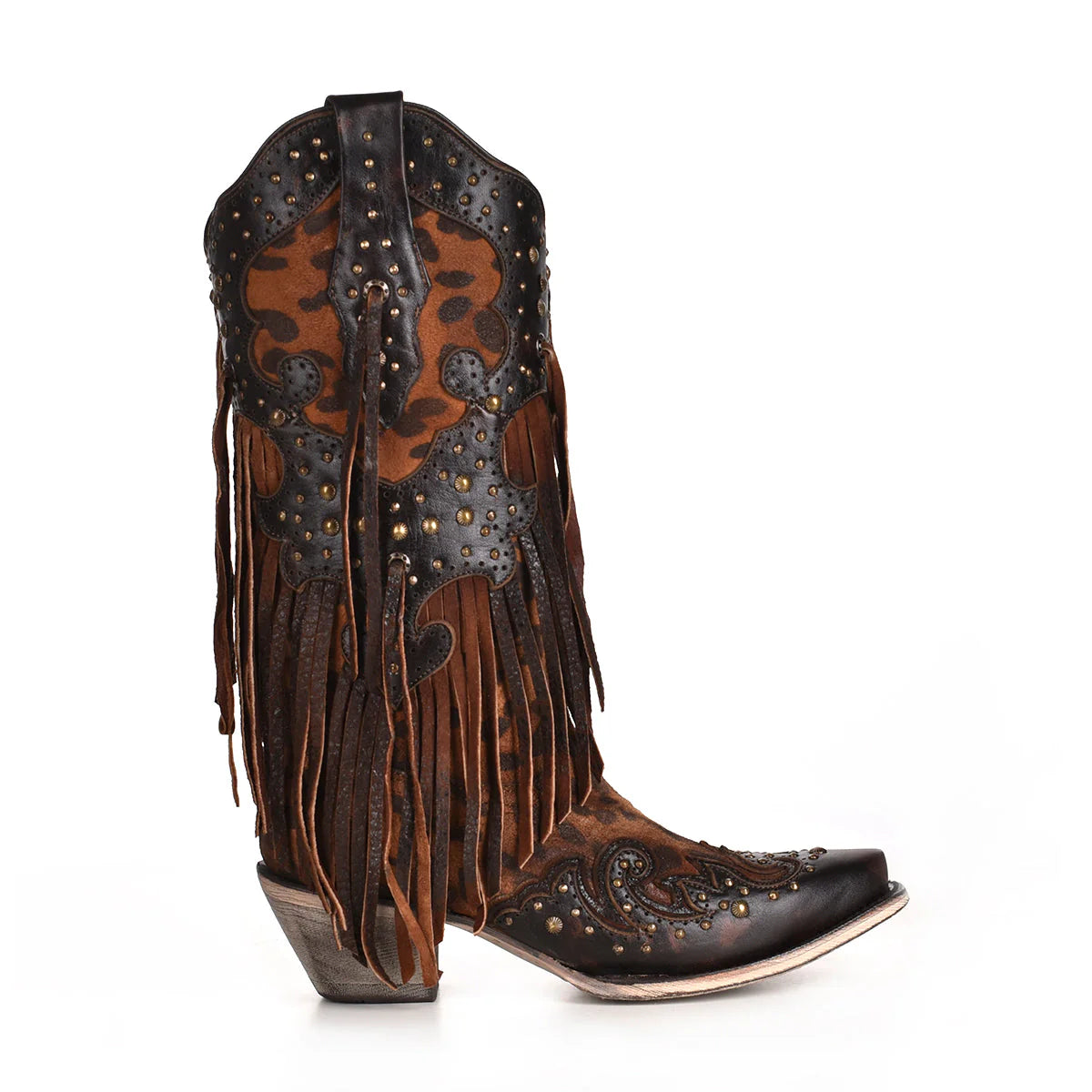 Corral Ladies Honey Leopard Boots