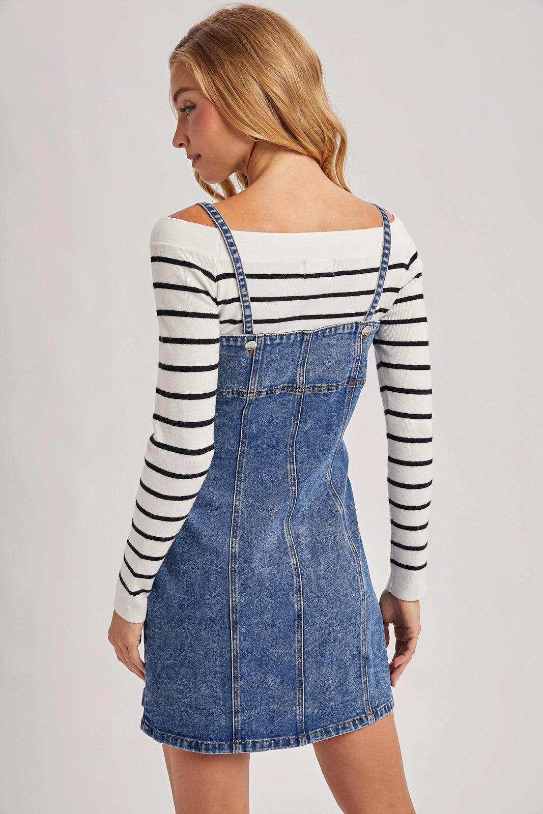 Denim Button Down Mini Dress