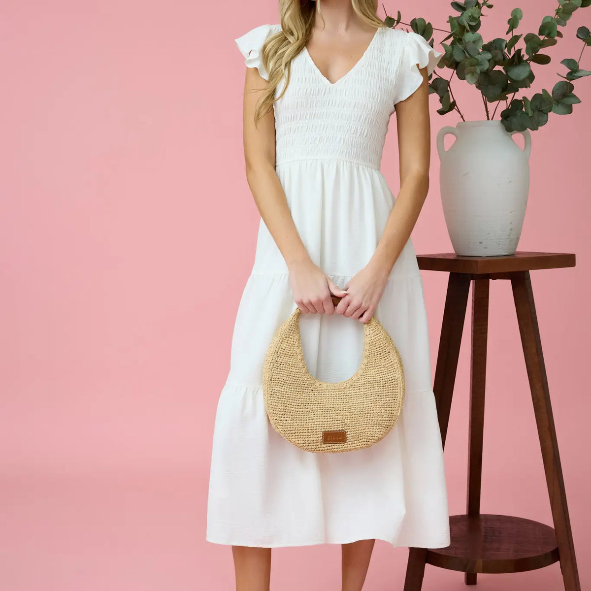 Flutter Sleeve Maxi Dress