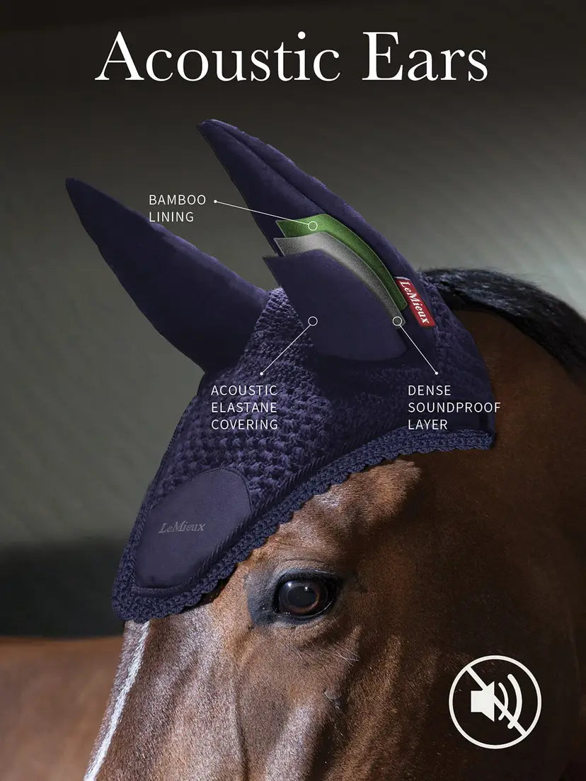 LeMieux Essence Acoustic Fly Hood Damson