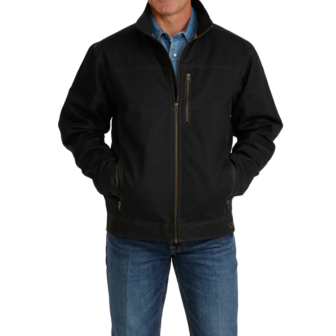 Cinch Mens Black Textured Jacket