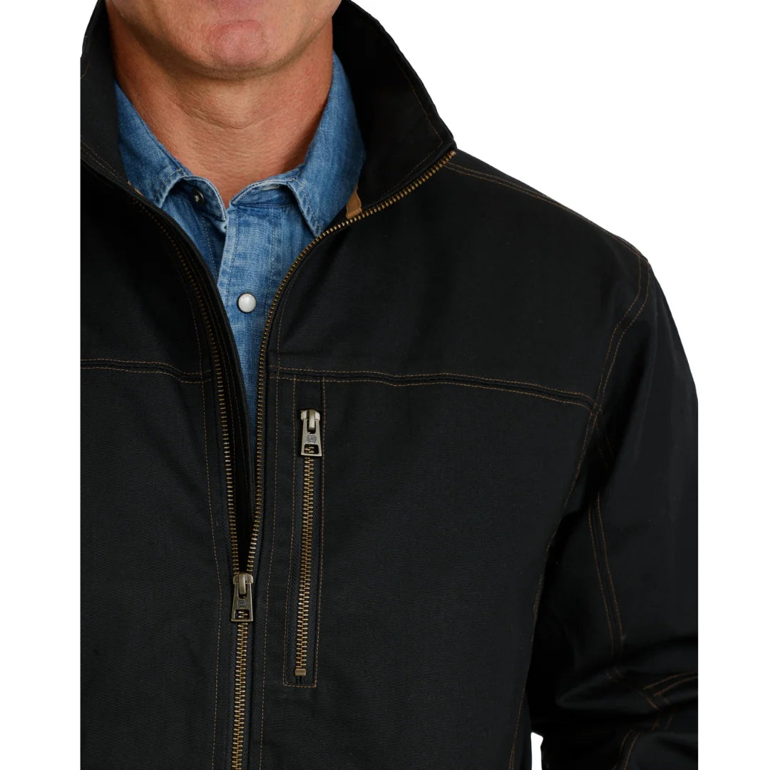 Cinch Mens Black Textured Jacket