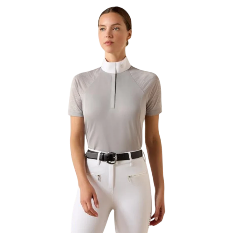 Ariat Wms Aptos Vent 2.0 SS Show Shirt Show Grey