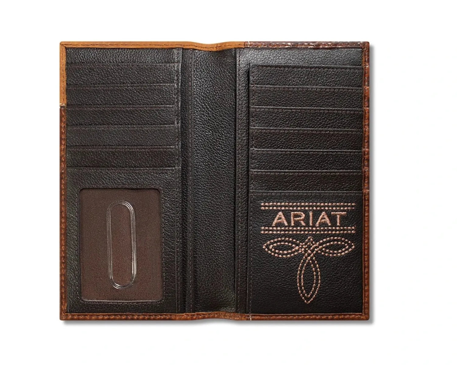 Ariat Mns Boot Stitch Rodeo Wallet Brown | Giftware - Wallet | Saddleworld Ipswich