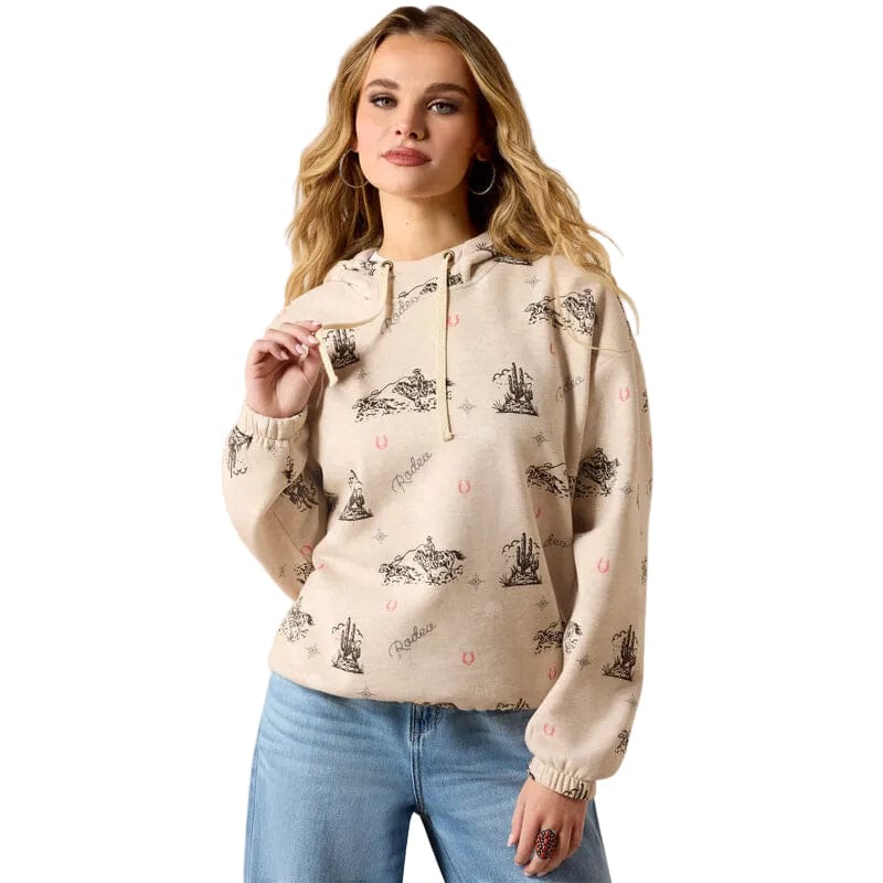 Ariat Wms Essential Hoodie Oatmeal Heather