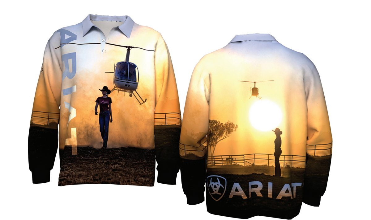 Ariat Unisex Fishing Shirt Outback Cowgirl