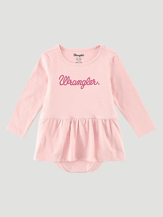 Wrangler Baby Girls Bodysuit with Skirt