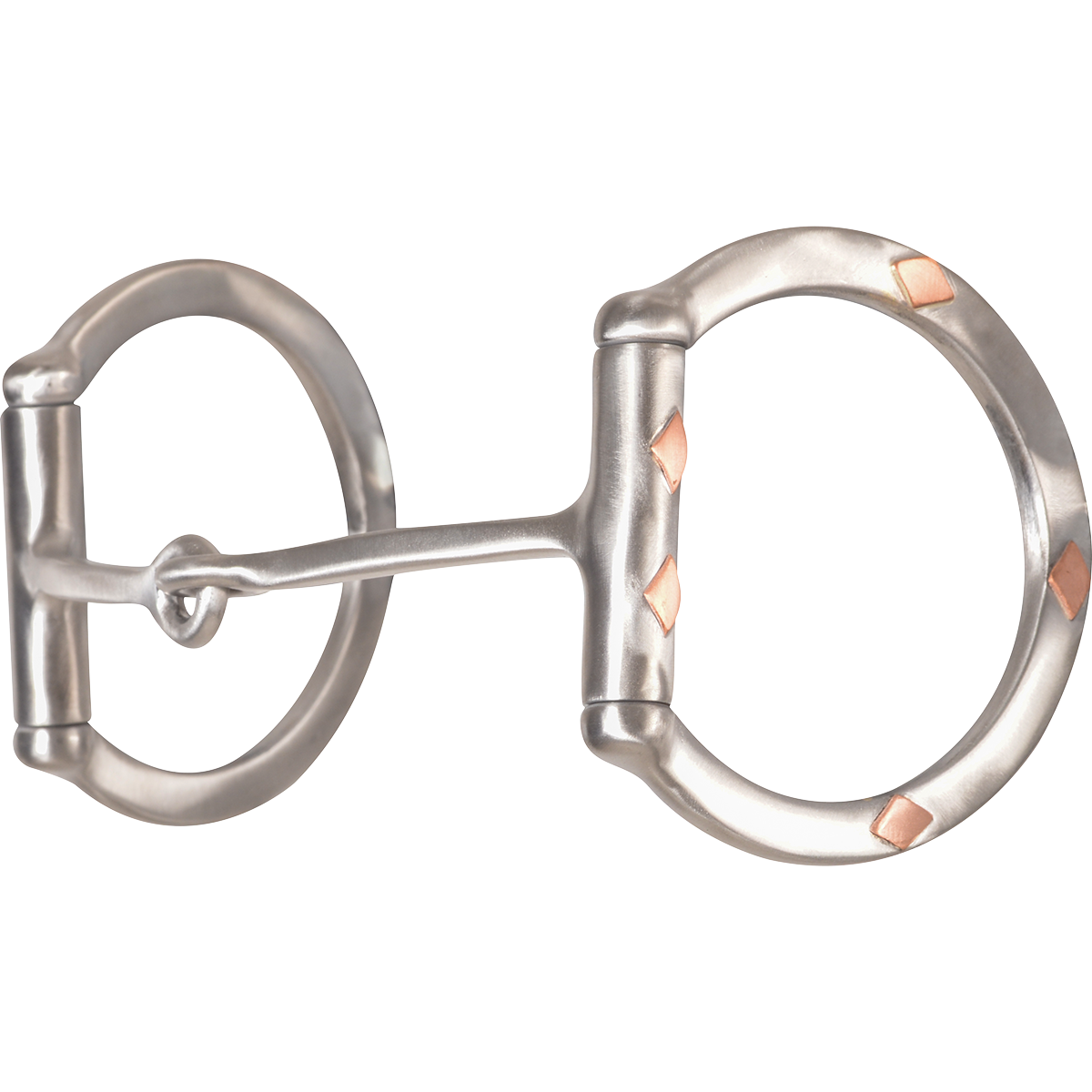 Classic Equine Barrel Bit D Ring Square Snaffle