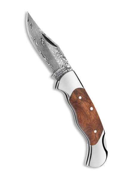 Boker Magnum Lockback Knife 2 375 Damascus - Saddleworld Ipswich