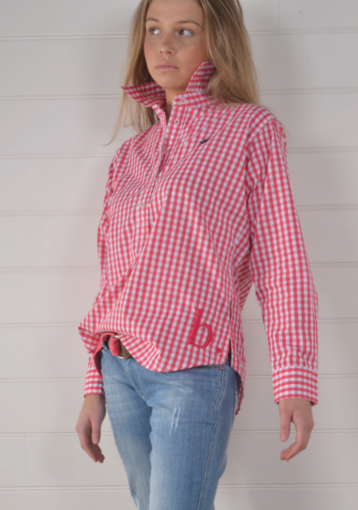 Bull Rush Seascape Blair Gingham Shirt