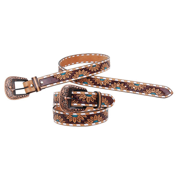 Rafter T Turquoise Sunflower Belt