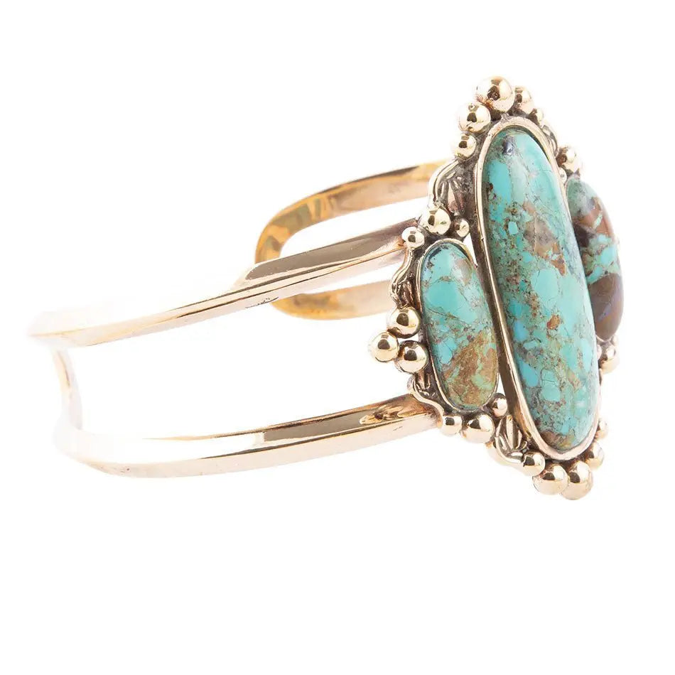 Plateau Turquoise Cuff Bracelet