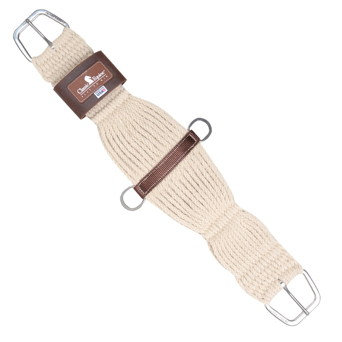 Classic Equine Roper Cinch 27 Strand Blended Mohair