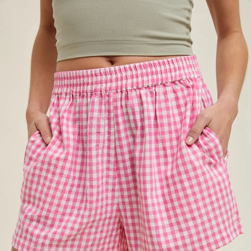Gingham Shorts