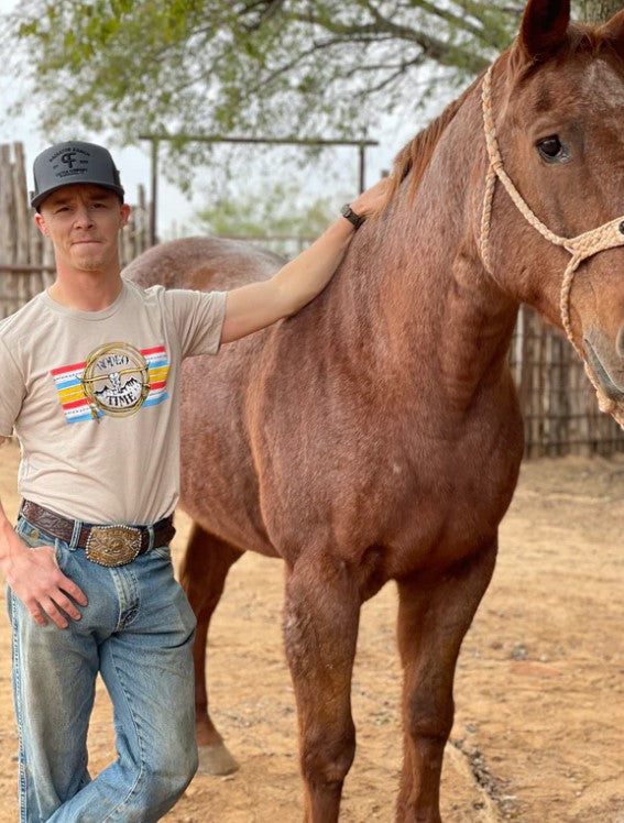 Dale Brisby Rodeo Time Serape Rope T - Saddleworld Ipswich