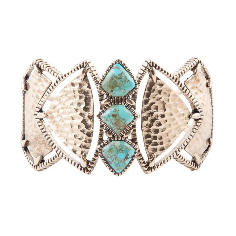 Turquoise Shield Cuff Bracelet