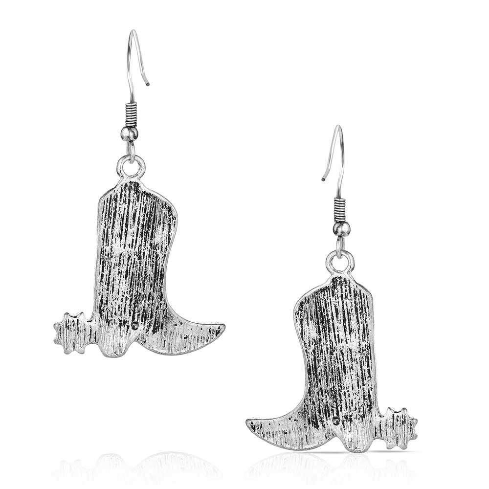 Montana Silversmith - Turquoise Cowboy Kicker Earring