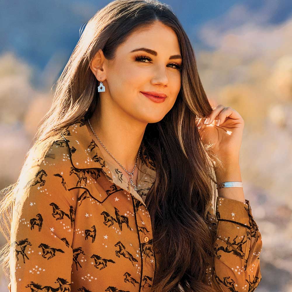 Out West Cow Tag Earrings | Giftware - Jewelery | Saddleworld Ipswich